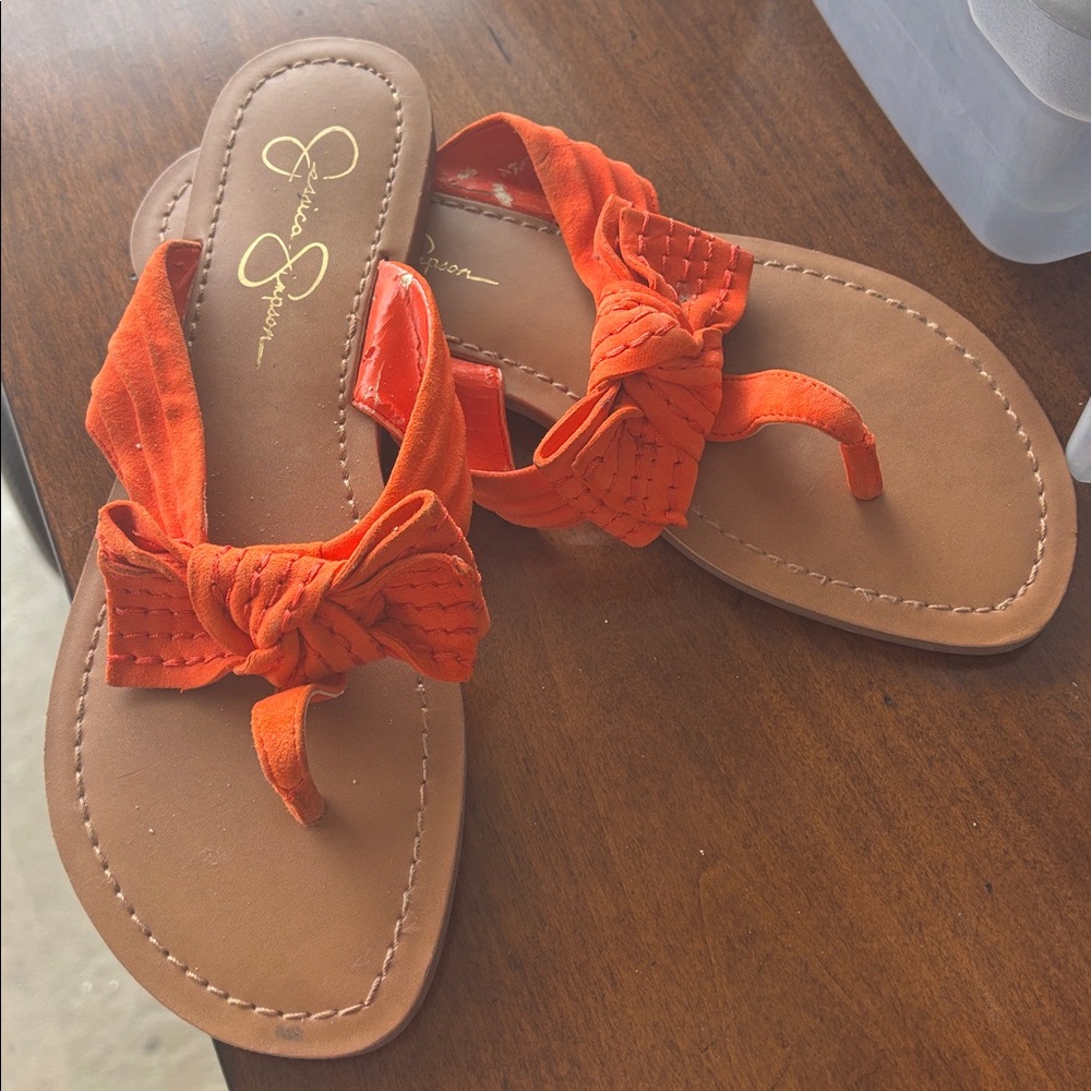 Jessica Simpson Women's Vibrant Red Sandals
